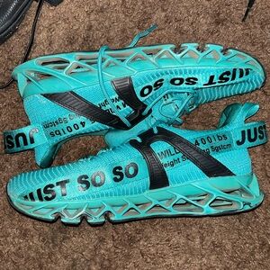 Shoes - Teal and Black